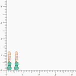 золотые серьги с драгоценными камнями 17097512